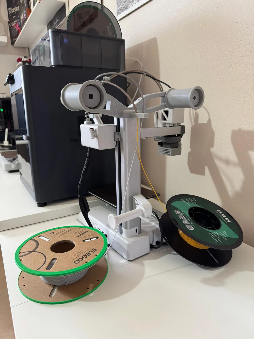 Low Friction Spool Holder for A1 Mini Top Mount by lab3d_creativity_sav ...