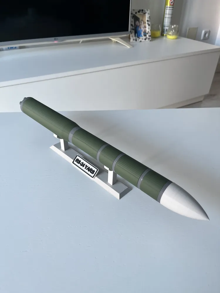 [RS-24] YARS ICBM Missile - Free 3D Print Model - MakerWorld