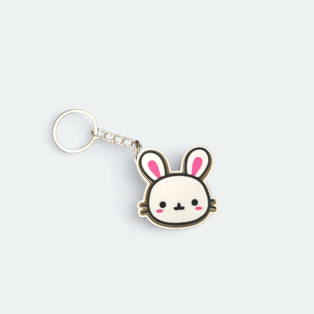 Cute Bunny Clicker Keycap Switch Fidget by MakerPeace 3D - MakerWorld