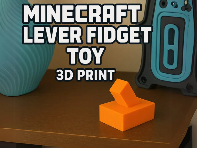 Minecraft Lever Fidget Toy –  (New Better Version)