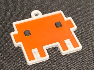 Claude Code Mascot Mini Keychain