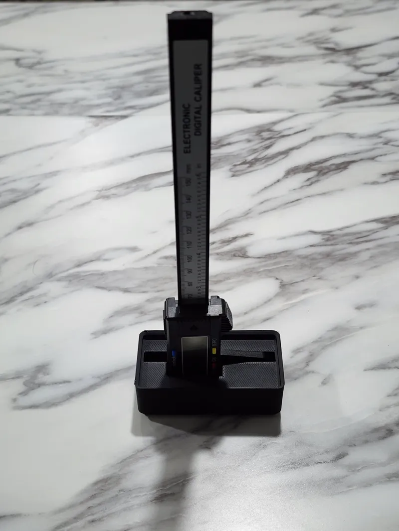 Gridfinity 1x2x1 Caliper Holder 