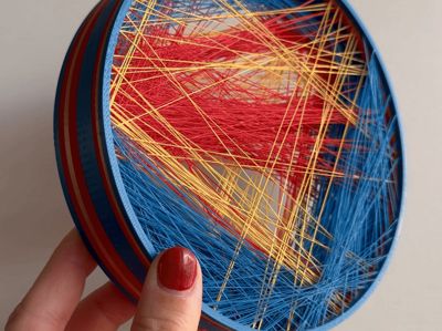 Superman 2025 – 3D Printed String Art