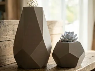 Modern designer vases