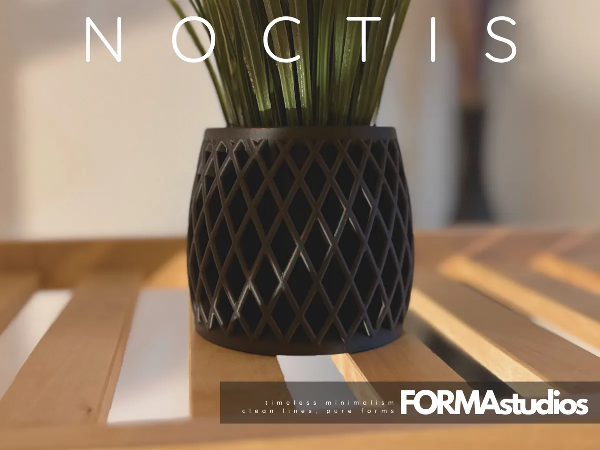 Noctis Planter with hidden drip tray by FORMAstudios MakerWorld: Download Free 3D Models - 3D model önizlemesi