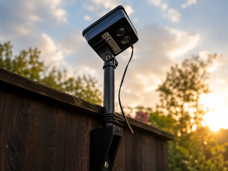 Solar Panel Mount for String Lights 12mm Holder