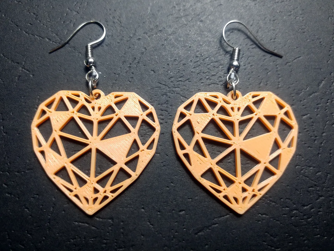 Cosmic Heart Earrings view 3