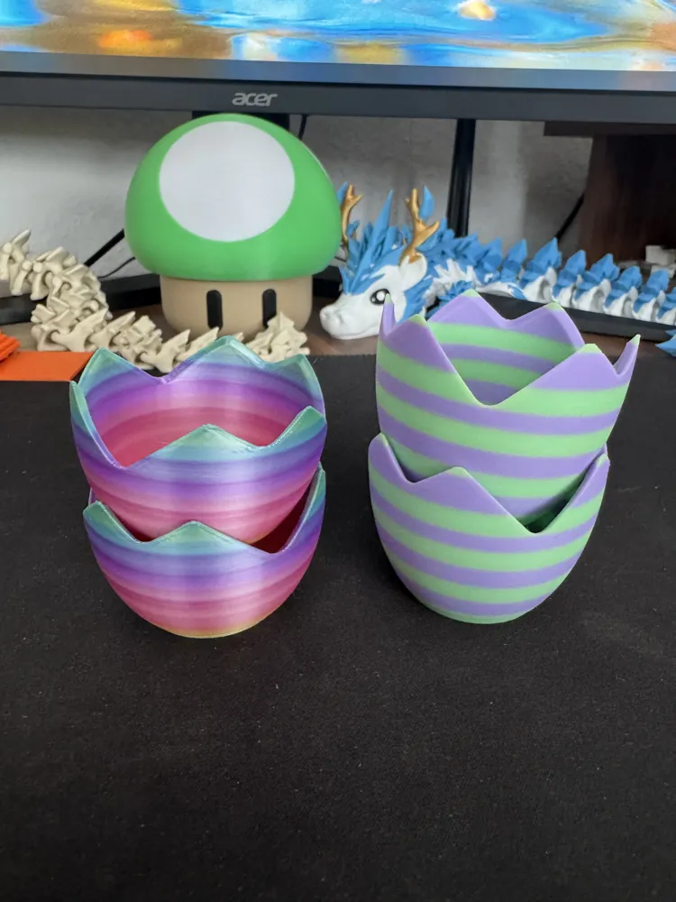 Half Egg Shell - for an egg or Kinder Surprise egg - Gift - Free 3D ...