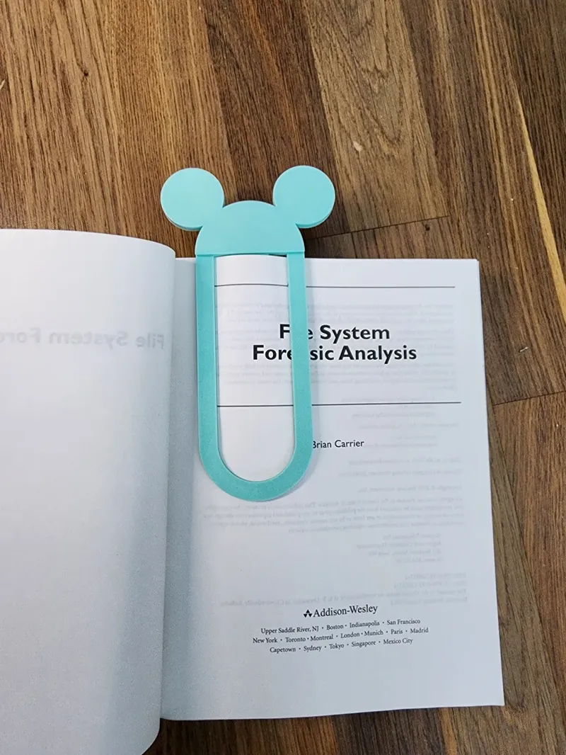 Mickey Mouse Ears Bookmark