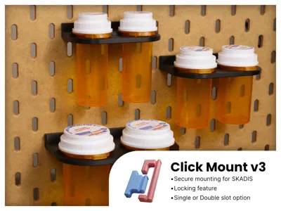SKADIS Pill Bottle Holders