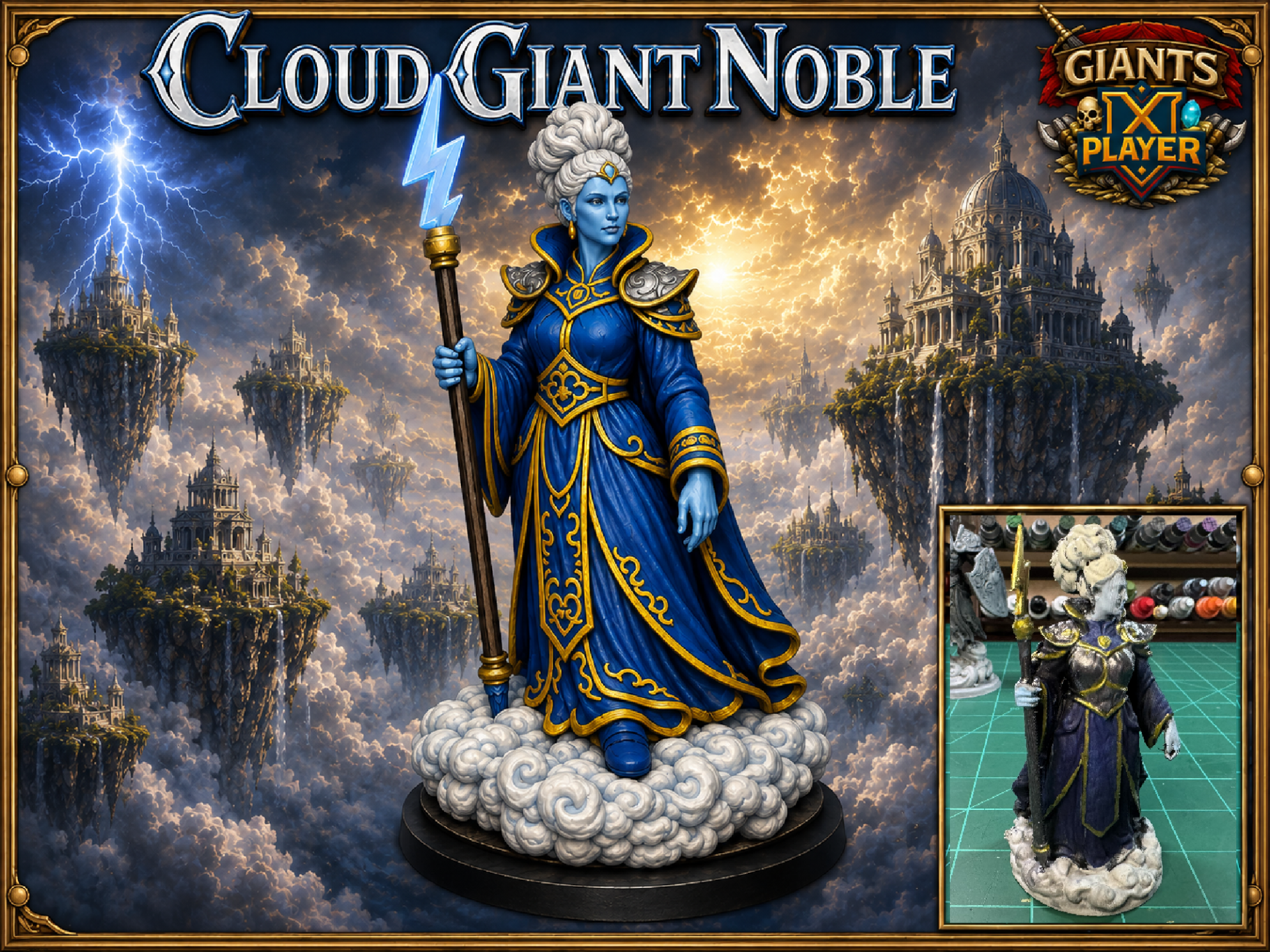 Cloud Giant Noble: DnD D&D Pathfinder Mini