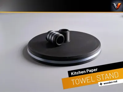 Paper Towel Kitchen Stand modern and elegant