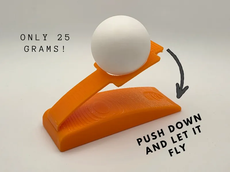 Ping Pong Snap Launcher – Cup Pong Shooter