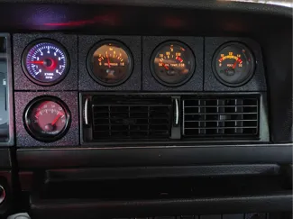 Volvo 240 Center Dash Gauge Bezel Triple 52mm