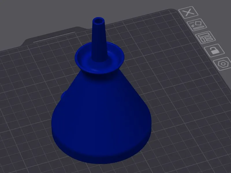 Funnel with Bottle Neck Support