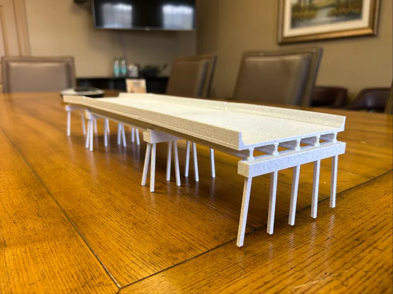 Prestressed Model Bridge