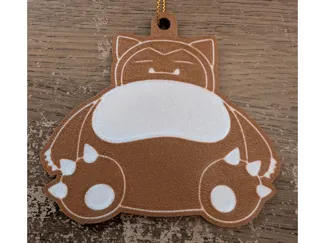 Snorlax Pokemon Gingerbread Ornament