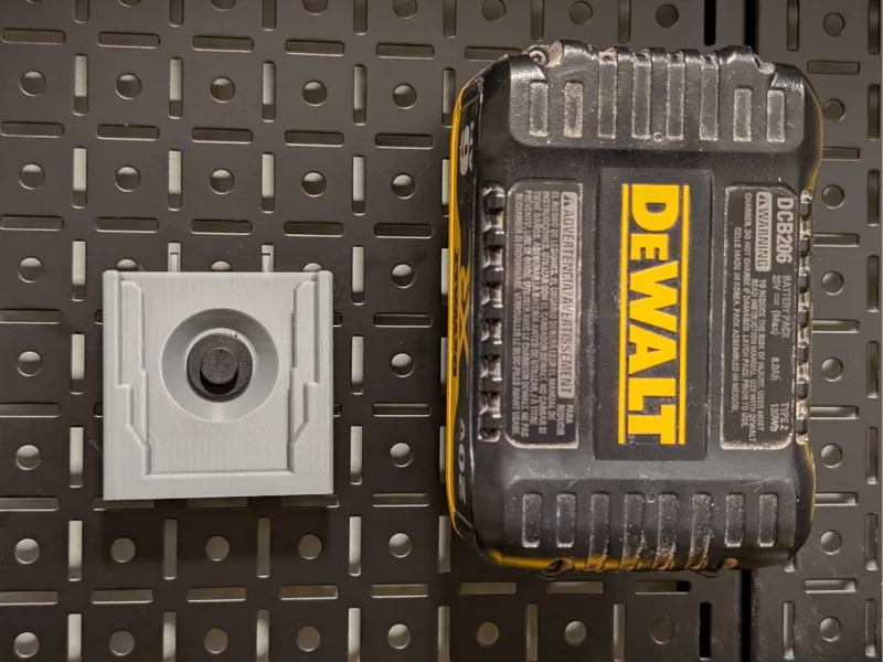 DeWalt 20v Battery Holder for OmniWall