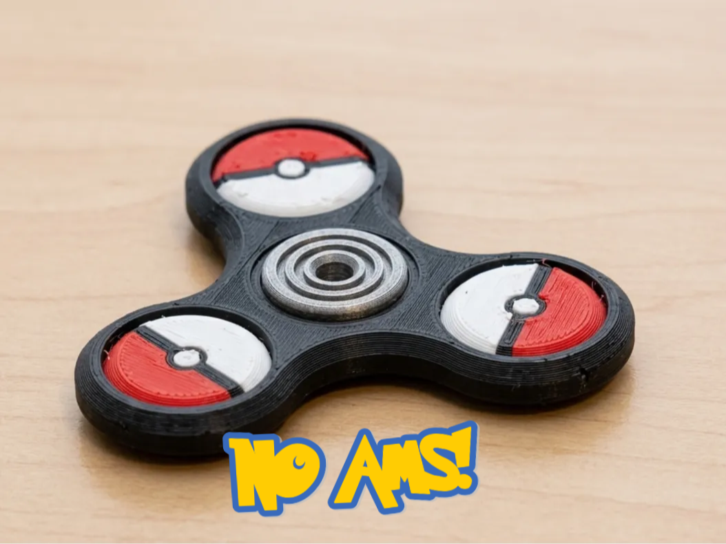 Pokemon - Pokeball Fidget Spinner NO AMS!