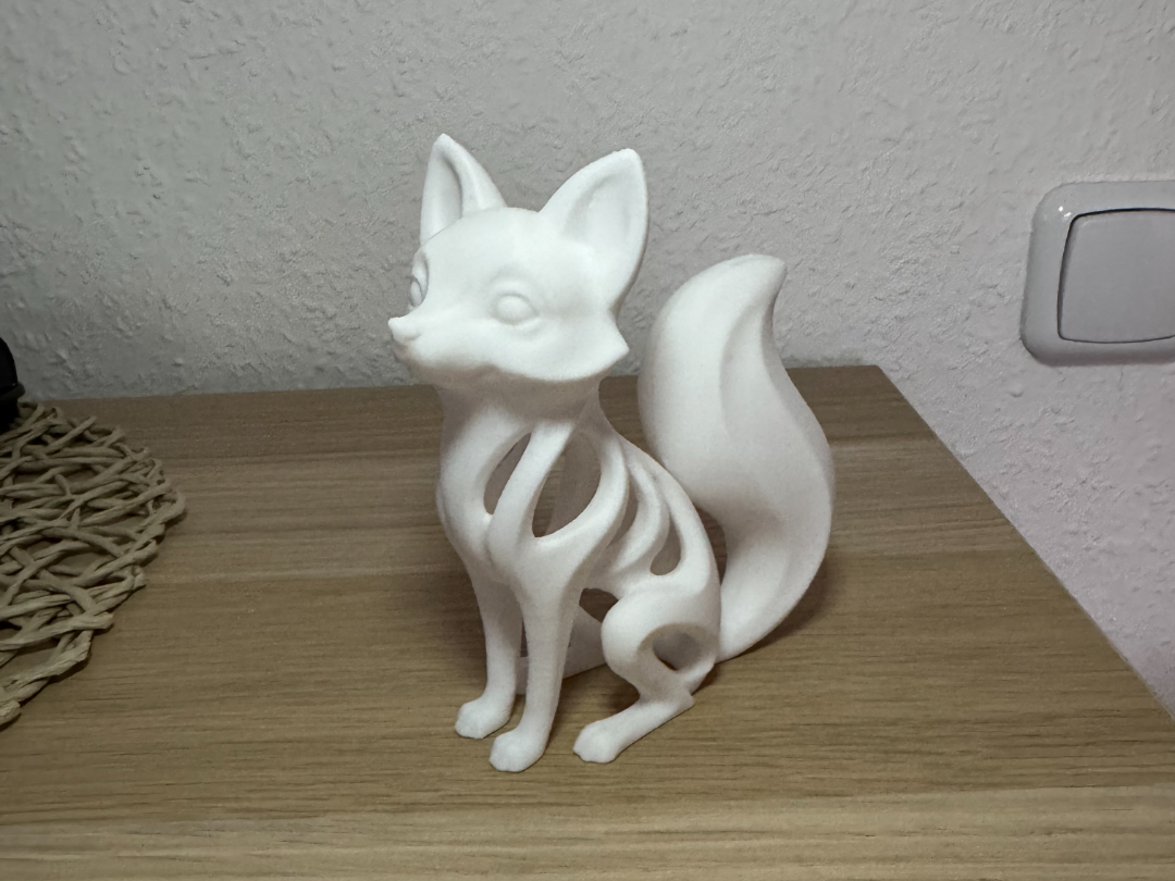 Stylischer Low-Poly / Voronoi Fuchs