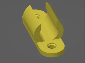 Cable mount for 4mm cable