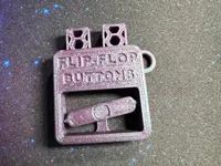 Porte-clés bouton fidget flip-flop (impression en place) — photo 1