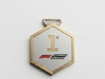 Sprint Race 1st Place Medal Type 2