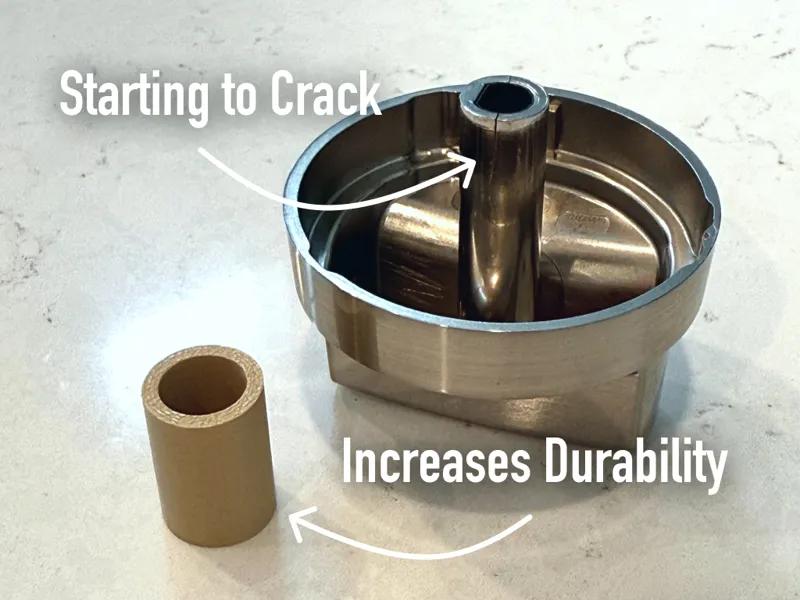 Stove Knob Reinforcement - GE Stove Knob 