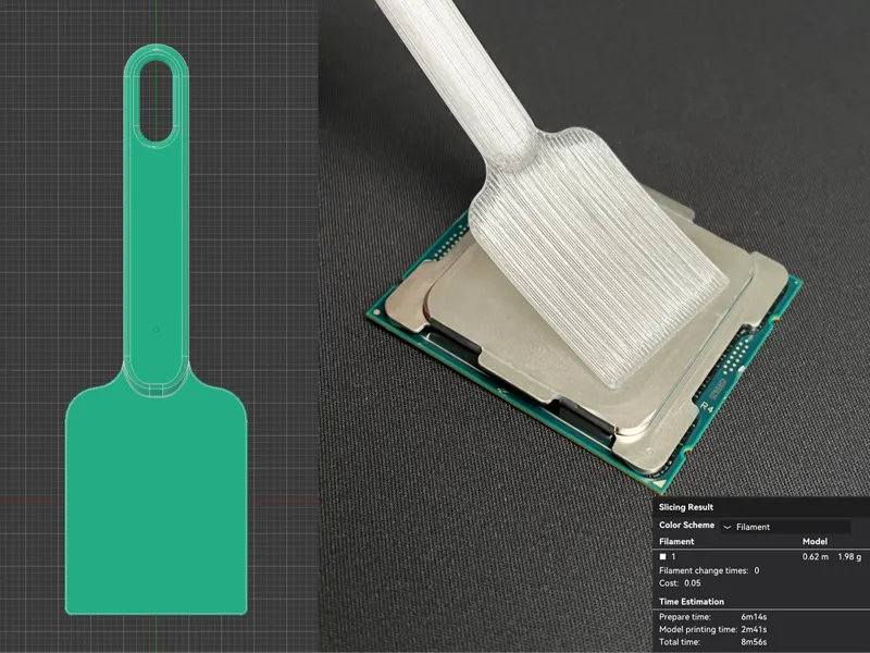 Thermal Paste Spatula / Spreader (under 2grams) 