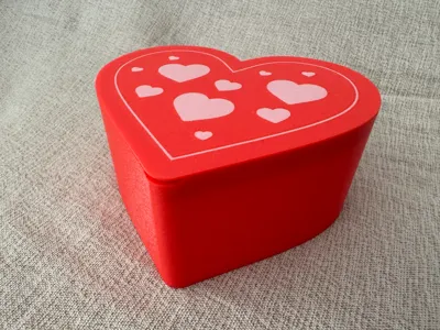 Valentine's heart-shaped box