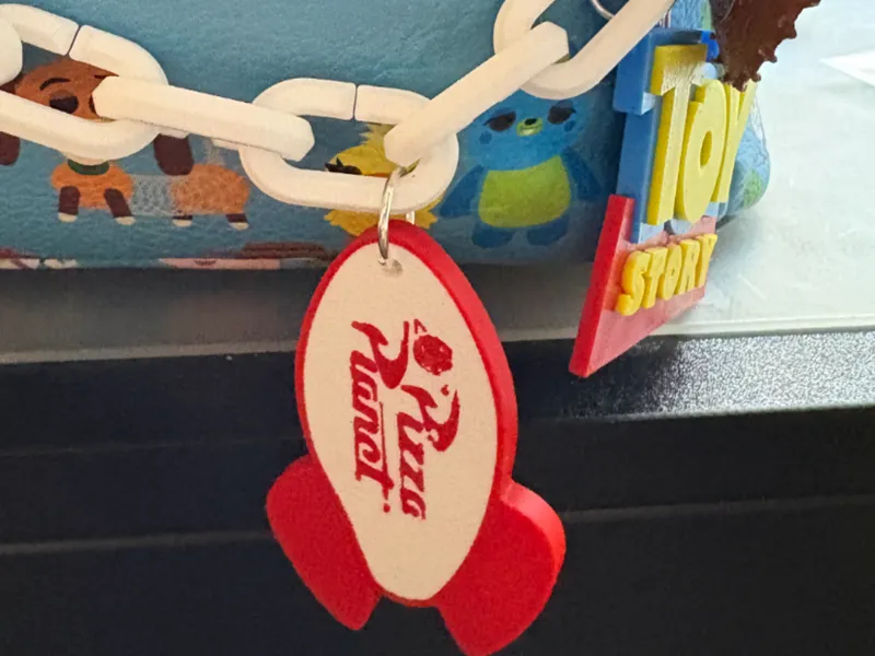Pizza Planet Keychain