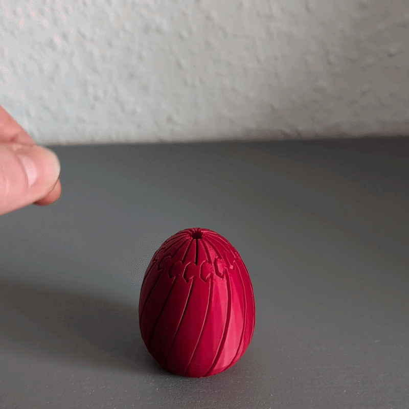 Mechanical Spiral Easter Egg Fidget 