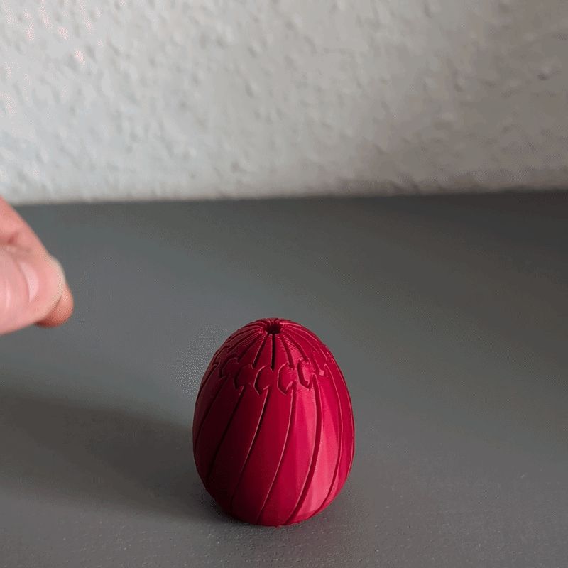 Mechanical Spiral Easter Egg Fidget 