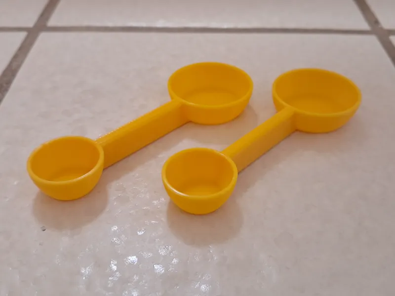 Measure Spoons: tsp, ½ tsp