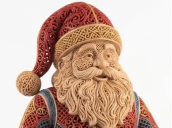 Gwiazdor/Mikołaj - ozdoba statuetka