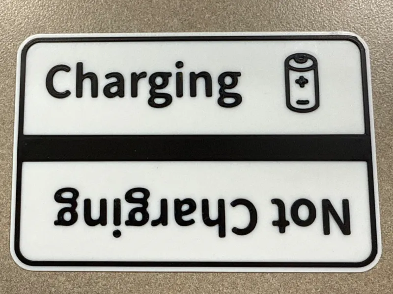 Charging / Not Charging Sign