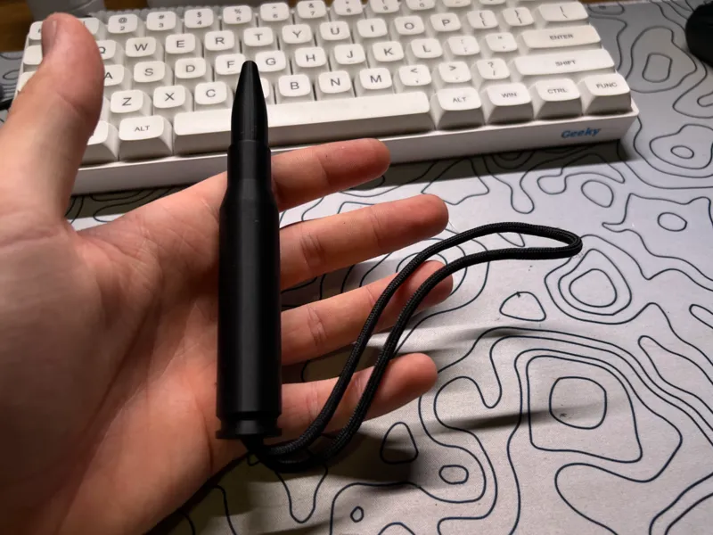 1:1 .50 BMG AMMO PARACORD BEAD PENDANT
