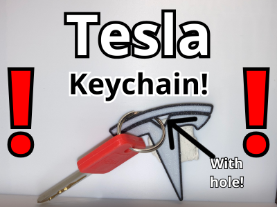 Tesla Keychain !Only 2 grams!