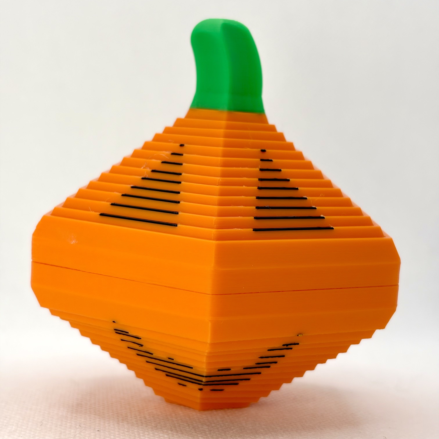 Double Sided Halloween Pumpkin Hexagon Fidget - 1