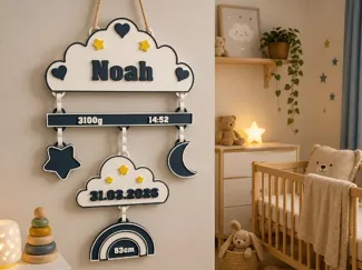 Mobile - Baby - Decor - Geburt - Geschenk