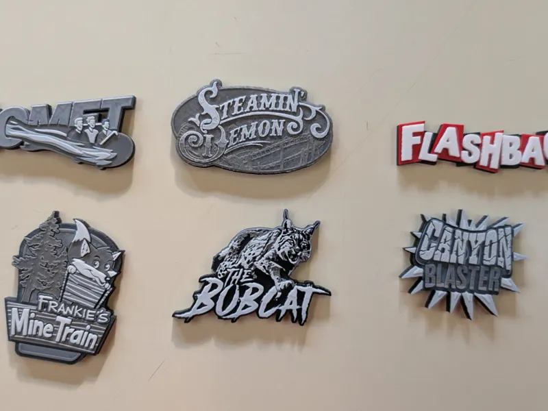 Great Escape Roller Coaster Magnets .2 Nozzle