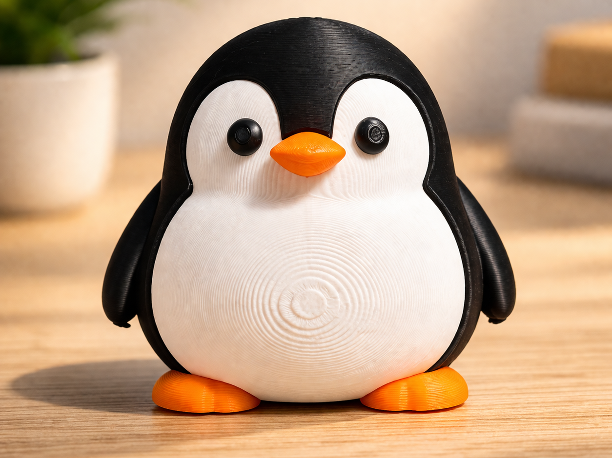 Multi-Part Chubby Penguin
