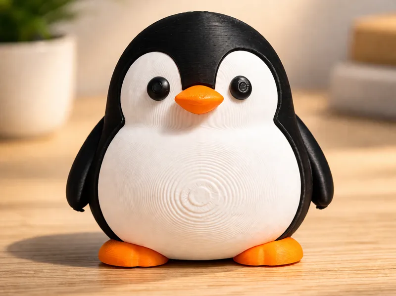 Multi-Part Chubby Penguin