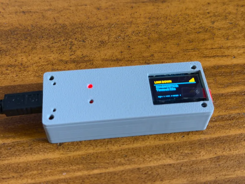 ESP32 WROOM Magnetic Case with SSD1306 OLED