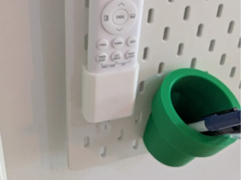 Ikea Skadis TCL AC remote holder