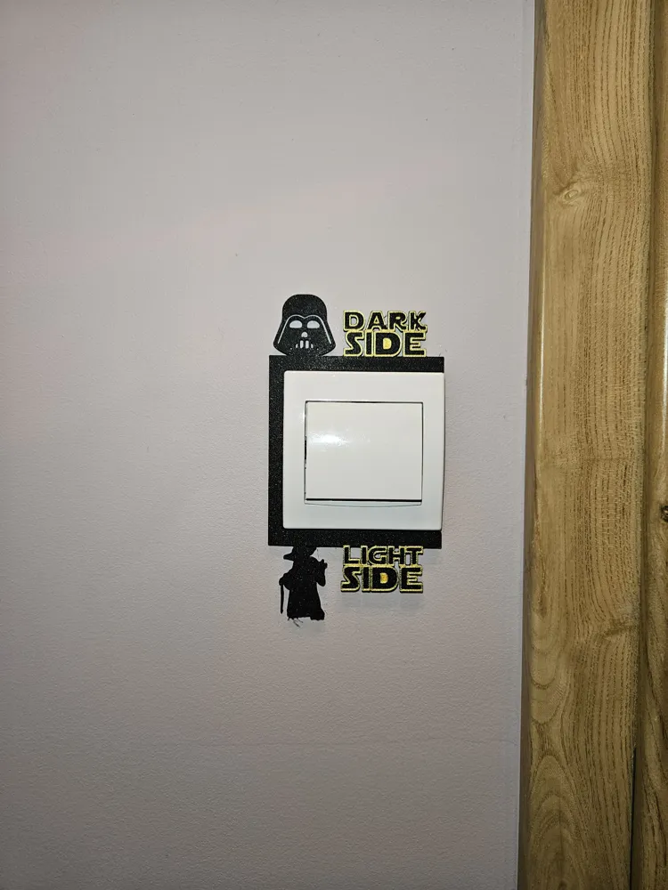 Light Switch tag decor - Star Wars - Free 3D Print Model - MakerWorld