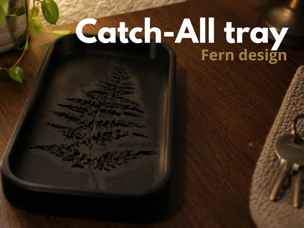 Catch-All tray | Fern design view 4