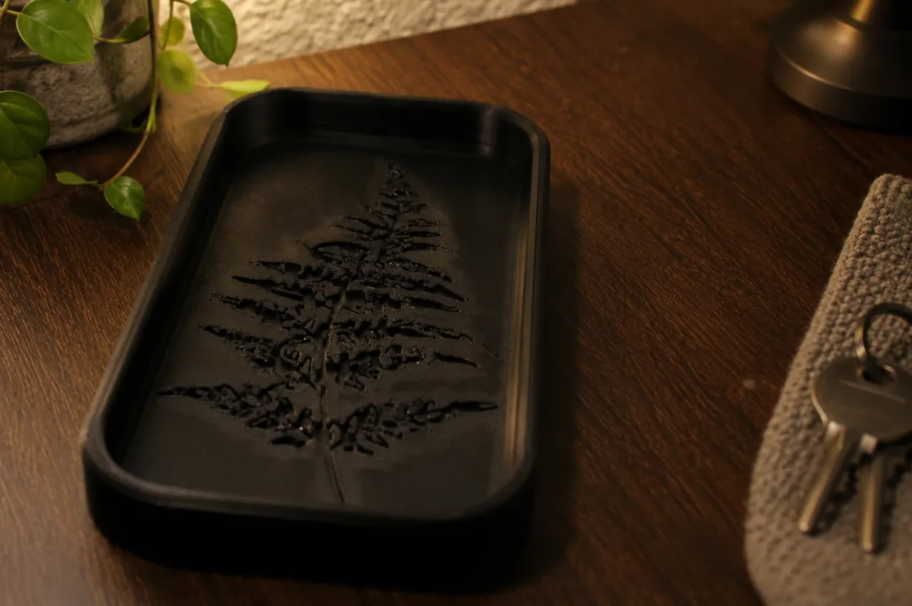 Catch-All tray | Fern design view 3