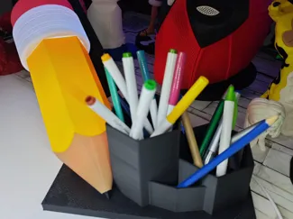 Lámpara Lapicero Decorativa 3D con Tira LED