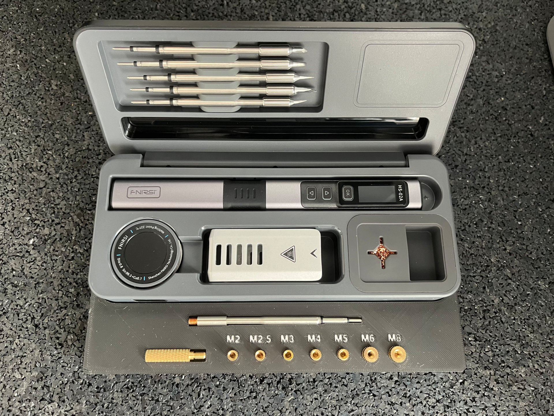 FNIRSI HS-02 Gridfinity Insert Tray 3D model